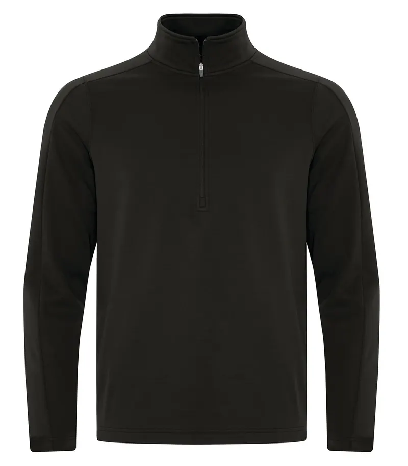 ATC™ ATC™ GAME DAY™ FLEECE 1/2 ZIP SWEATSHIRT — Black