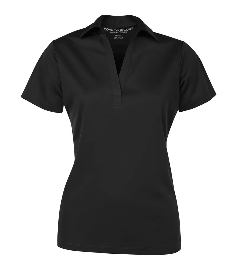 Coal Harbour® COAL HARBOUR® EVERYDAY LADIES' POLO — Black