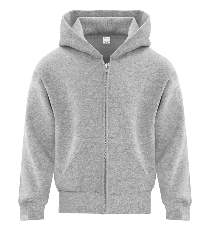 ATC™ Everyday Collection® ATC™ EVERYDAY FLEECE FULL ZIP YOUTH HOODIE — Athletic Heather