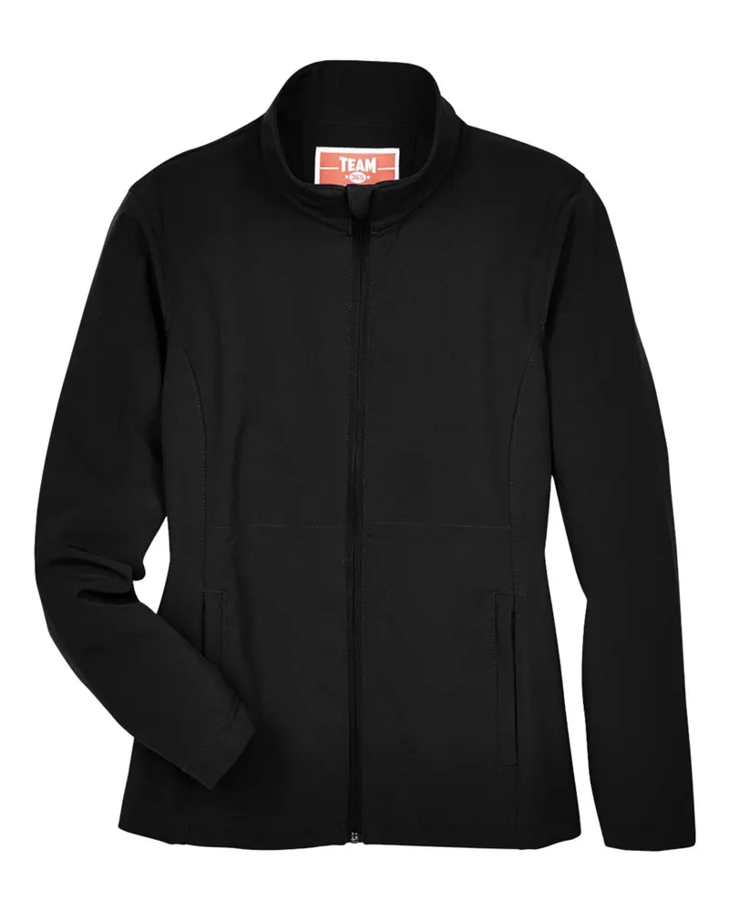 Team 365 Team 365 Women's Leader Soft Shell Jacket — Black