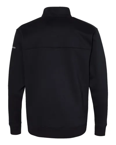 Columbia Columbia Men's Hart Mountain™ II Half-Zip Pullover in Black, back view