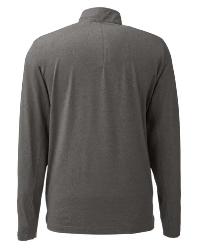 Spyder Spyder Men's Spyre Quarter-Zip Pullover in Black Frost, back view