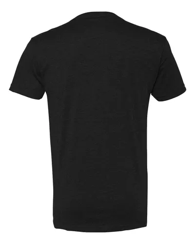 Next Level Next Level Unisex CVC V-Neck Tee in Black, back view