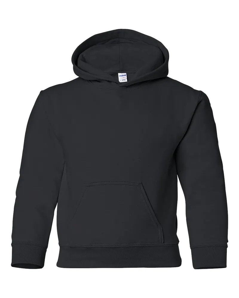 Gildan Gildan Youth Heavy Blend™ Hooded Sweatshirt — Black