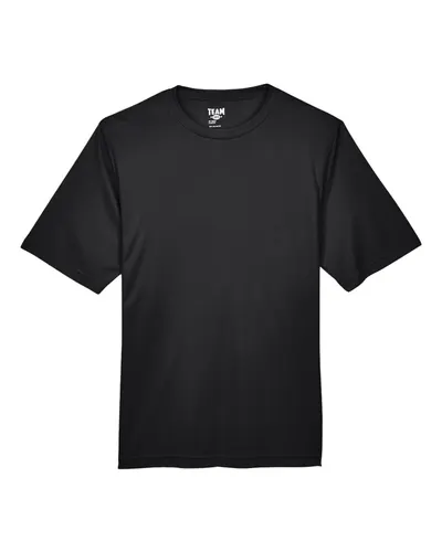 Team 365 Team 365 Men's Zone Performance T-Shirt in Black, front view