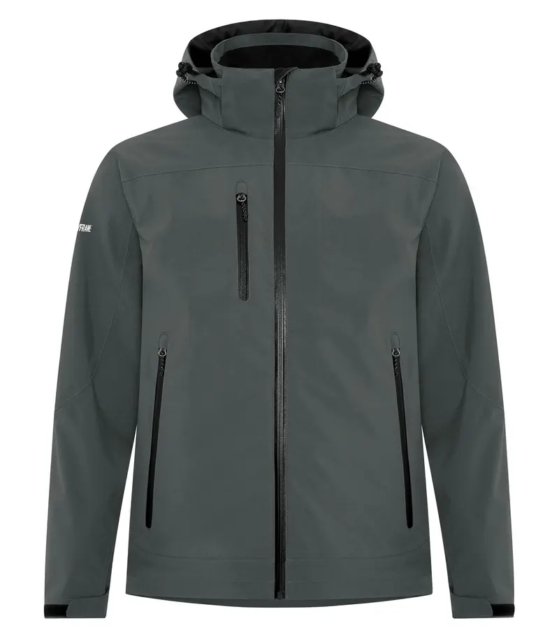 DryFrame® DRYFRAME® TRI-TECH WATERPROOF HARD SHELL JACKET — Asphalt