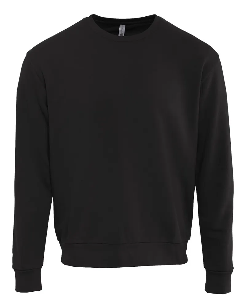 Next Level Next Level Unisex Santa Barbara Crewneck Sweatshirt — Black