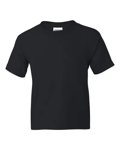 Gildan Gildan Youth DryBlend® T-Shirt in Black, front view