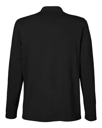 Devon & Jones Devon & Jones Women's Raleigh Stretch Cardigan in Black, back view