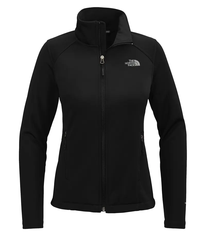 The North Face® THE NORTH FACE® RIDGEWALL SOFT SHELL LADIES’ JACKET FL — Black