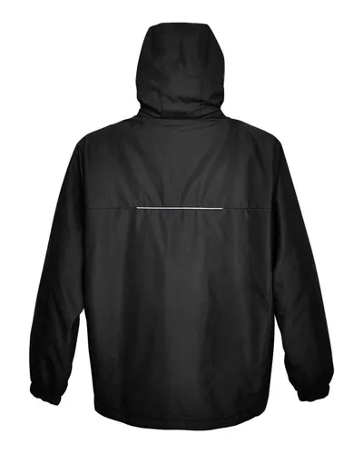 CORE365 CORE365 Men's Brisk Insulated Jacket in Black, back view