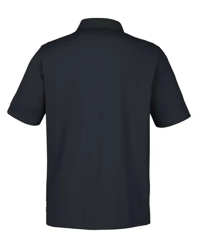 CORE365 CORE365 Men's Market Snag Protect Mesh Polo in Black, back view