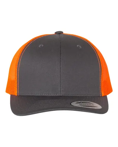 Charcoal/ Neon Orange