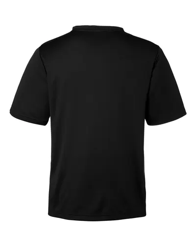 Team 365 Team 365 Men's Zone Performance Mesh T-Shirt in Black, back view