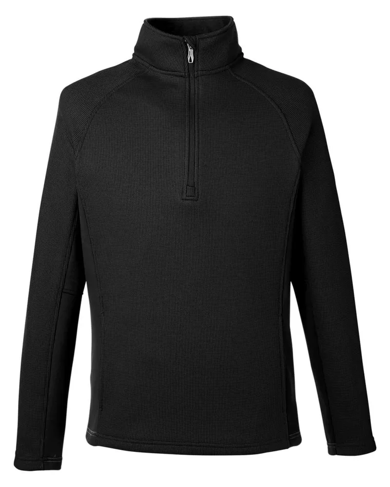 Spyder Spyder Men's Constant Half-Zip Sweater Fleece Pullover — Black
