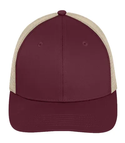Maroon/Crème