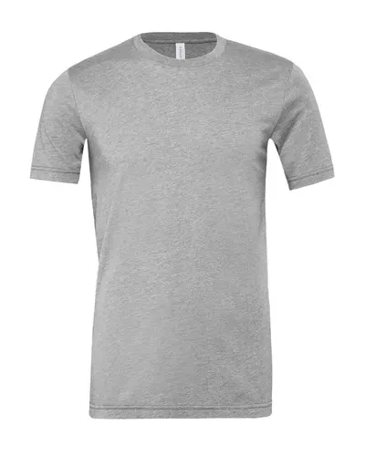 BELLA + CANVAS BELLA + CANVAS CVC Jersey Tee in Athletic Heather, front view