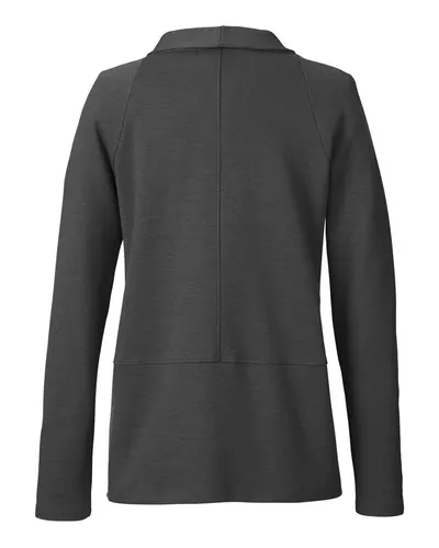Devon & Jones Devon & Jones Women's New Classics® Charleston Cardigan in Black Melange, back view