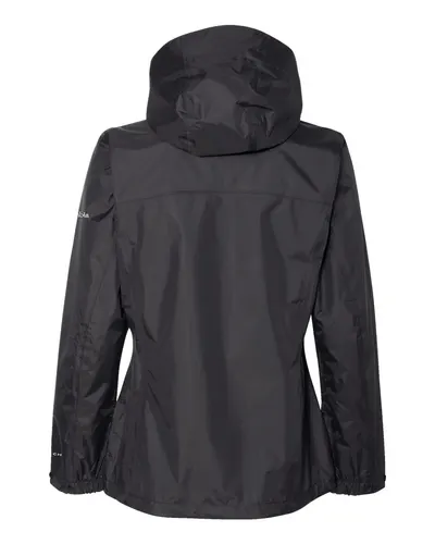 Columbia Columbia Women's Arcadia™ II Rain Jacket in Black, back view