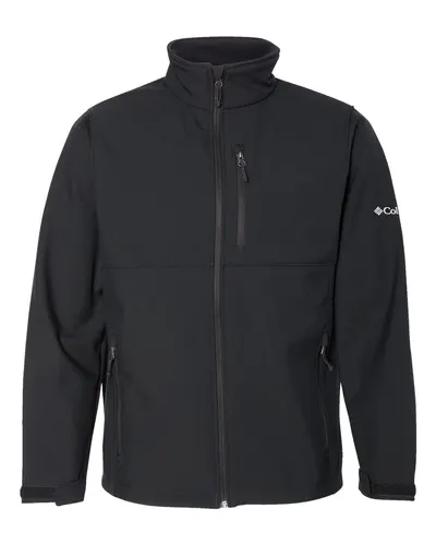 Columbia Columbia Men's Ascender™ Soft Shell Jacket in Black, front view