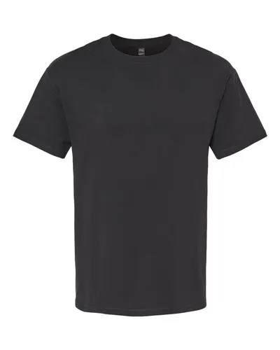M&O M&O Ring-Spun T-Shirt in Black, front view