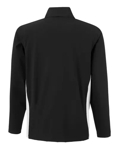 Under Armour Under Armour Men's Rival Stretch Jacket in Black/ White, back view
