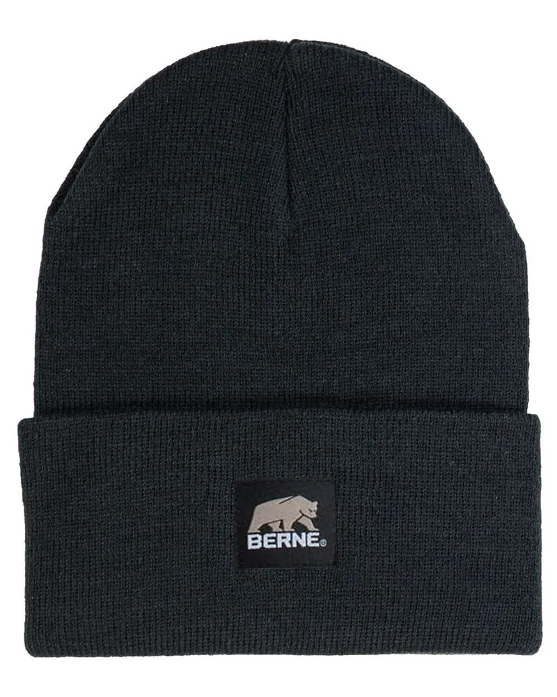 Berne Apparel Berne Apparel Heritage Knit Cuff Beanie — Black