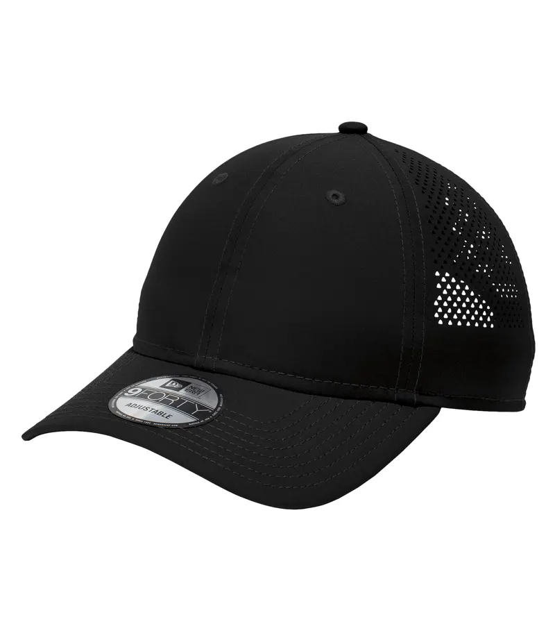 New Era® NEW ERA® 9FORTY® PERFORATED PERFORMANCE CAP — Black