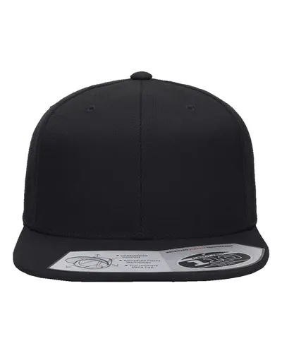Flexfit Flexfit 110® Snapback Cap in Black, front view