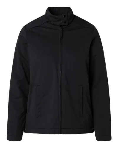 Harriton Harriton Women's Guardian Insulated Utility Jacket in Black, front view