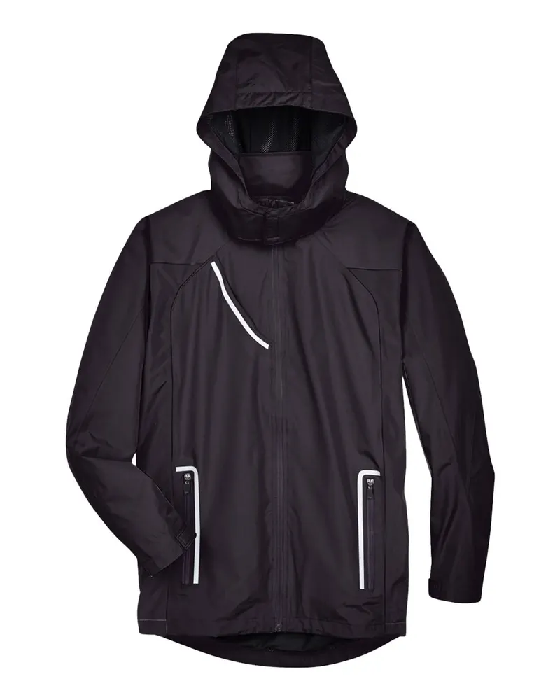 Team 365 Team 365 Men's Dominator Waterproof Jacket — Black
