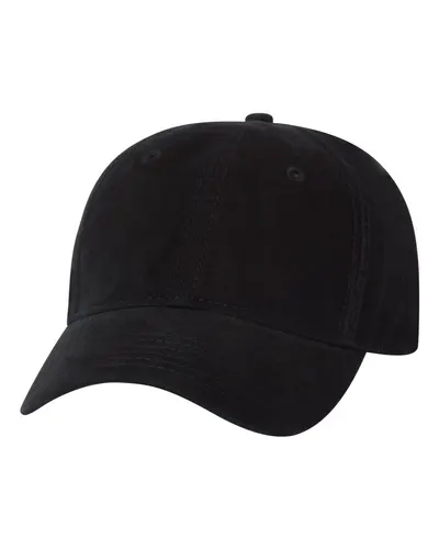 Valucap Valucap Unstructured Cap in Black, front view