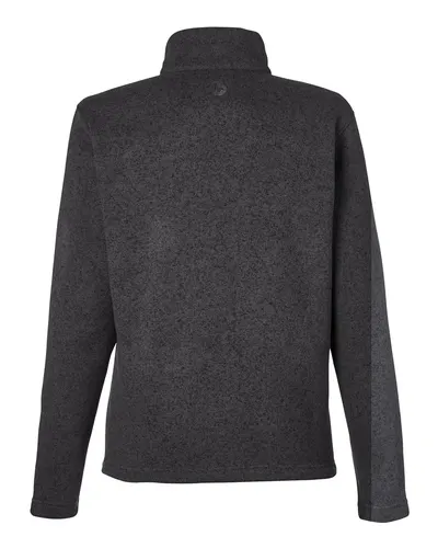 Marmot Marmot Women's Drop Line Half-Zip Jacket in Black Heather, back view