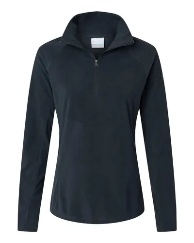 Columbia Columbia Women's Glacial™ IV Fleece Half-Zip Pullover in Black, front view