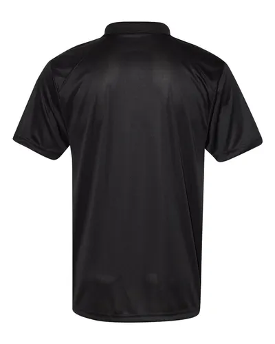 C2 Sport C2 Sport Men's Utility Polo in Black, back view