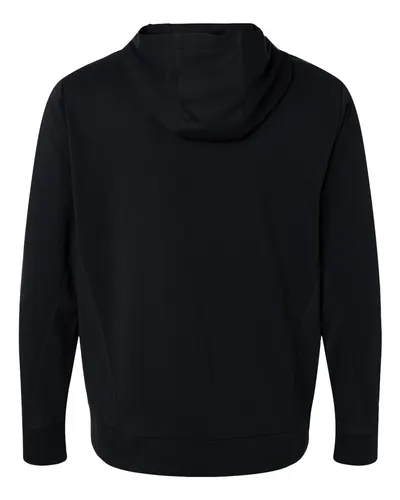 Team 365 Team 365 Unisex Squad Hooded Tech Fleece Pullover in Black, back view