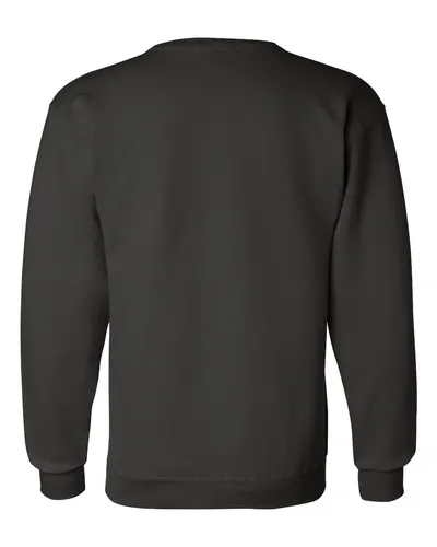 Champion Champion Unisex Powerblend® Crewneck Sweatshirt in Black, back view