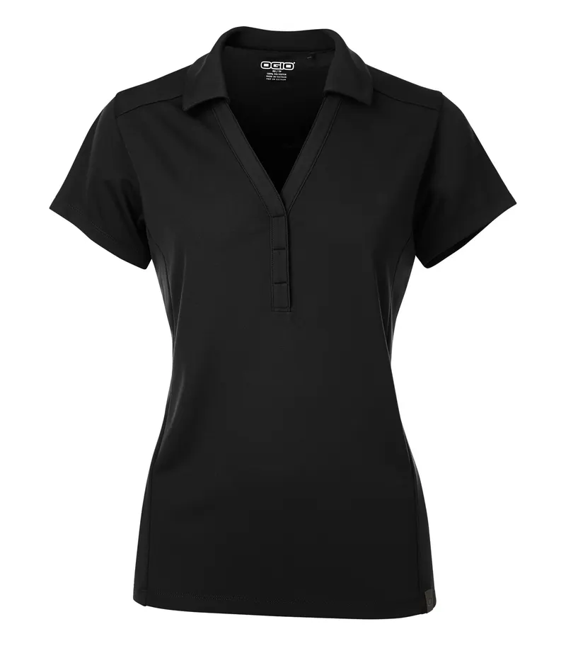OGIO® OGIO® FRAMEWORK LADIES' POLO — Blacktop