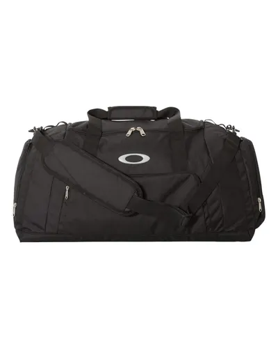 Oakley Oakley 55L Gym to Street Duffel Bag in Blackout, front view