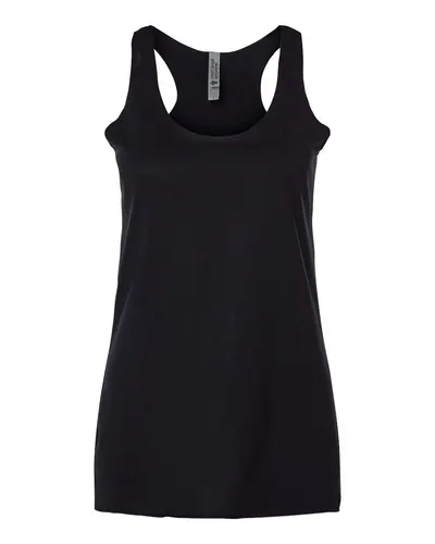 Next Level Next Level Women’s Triblend Racerback Tank in Black, front view
