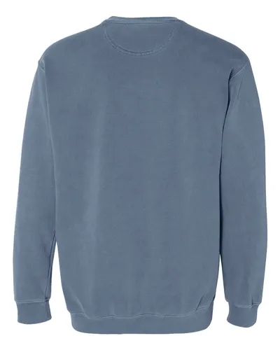 Comfort Colors Comfort Colors Unisex Garment-Dyed Crewneck Sweatshirt in Blue Jean, back view
