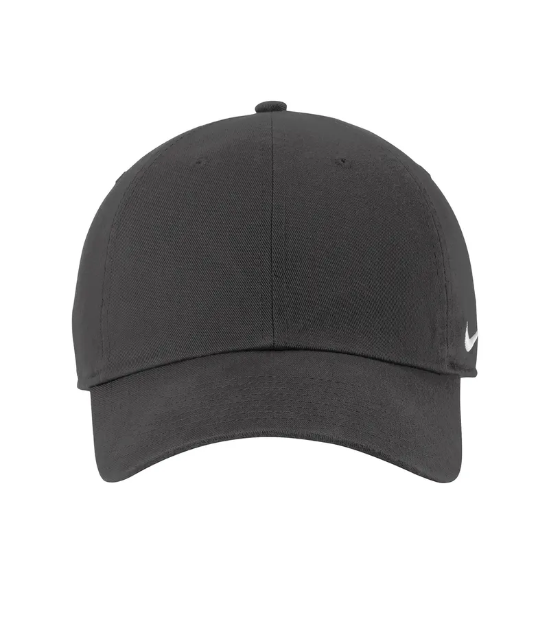 Nike NIKE HERITAGE COTTON TWILL CAP — Anthracite