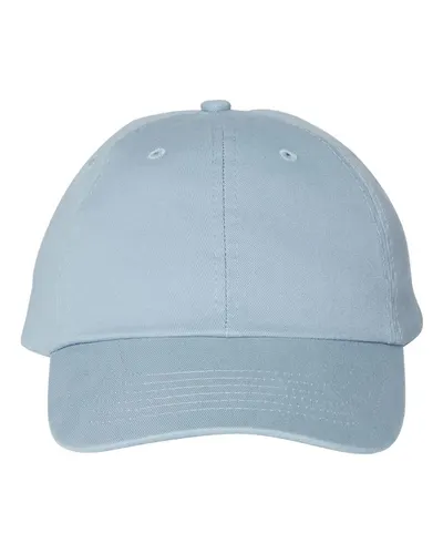 Valucap Valucap Bio-Washed Classic Dad Hat in Baby Blue, front view