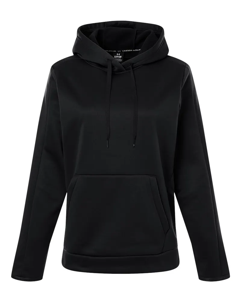 Under Armour Under Armour Women's Armour Fleece Pro Hooded Sweatshirt — Black/ White