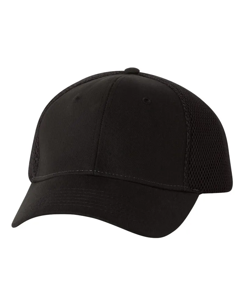 Valucap Valucap Spacer Mesh-Back Cap — Black