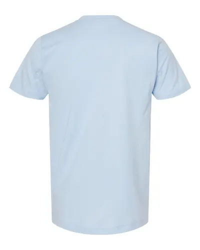 M&O M&O Fine Jersey T-Shirt in Baby Blue, back view