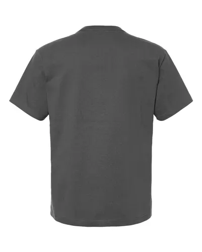 BELLA + CANVAS BELLA + CANVAS Unisex 7.5 oz Heavyweight Tee in Asphalt, back view