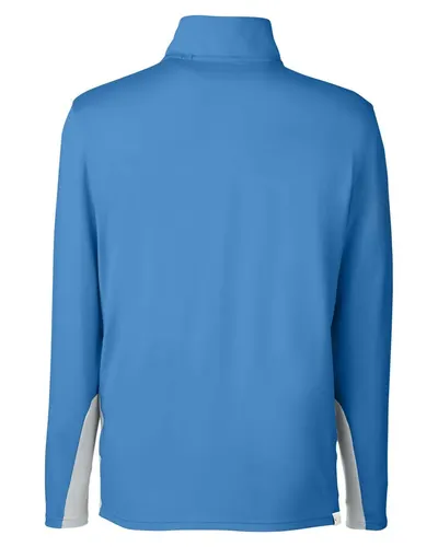 Puma Golf Puma Golf Men's Gamer Golf Quarter-Zip Pullover in Bright Cobalt, back view