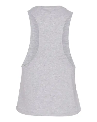 BELLA + CANVAS BELLA + CANVAS Women's Racerback Crop Tank in Athletic Heather, back view