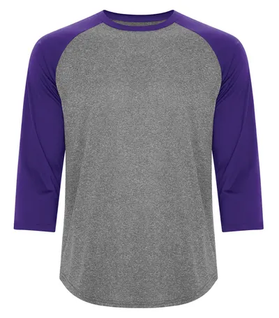 Charcoal Heather/Purple